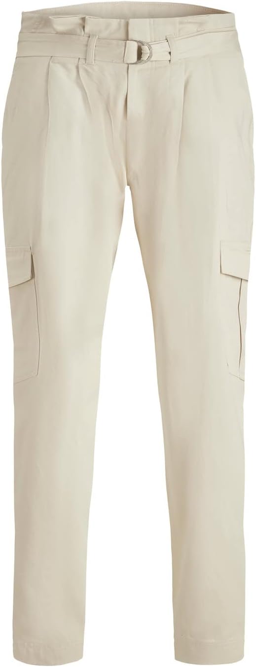 Jack & Jones Women's JJXX JXAUDREY RLX HW Pant NOOS Paperbag-Hose, Beige, 29