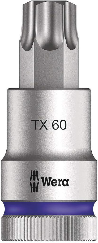 Wera 05004202001 8767 C HF Bit-Sortiment, 1 Zyklop Bitnuss-Satz TORX, mit Haltefunktion, 60 mm, 9 St