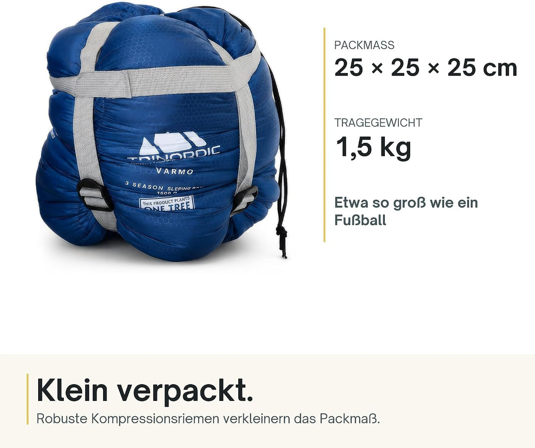 Trinordic 3-Jahreszeiten Deckenschlafsack – für Erwachsene