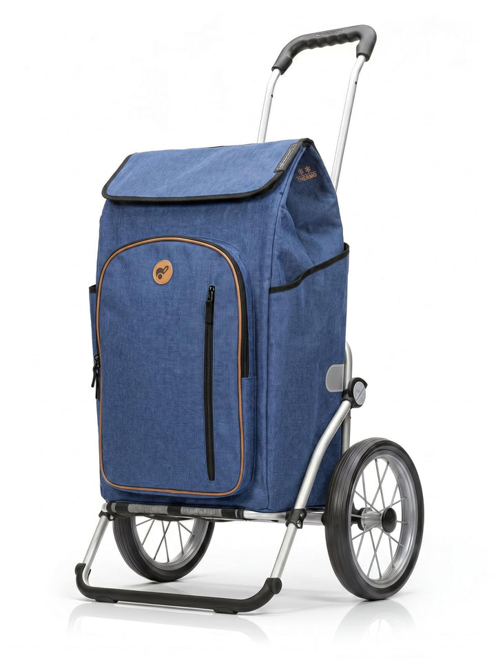 ANDERSEN Einkaufstrolley - Royal Shopper Folke blau 61 L Freizeit, Handwagen, Thermo, Aluminium, kla