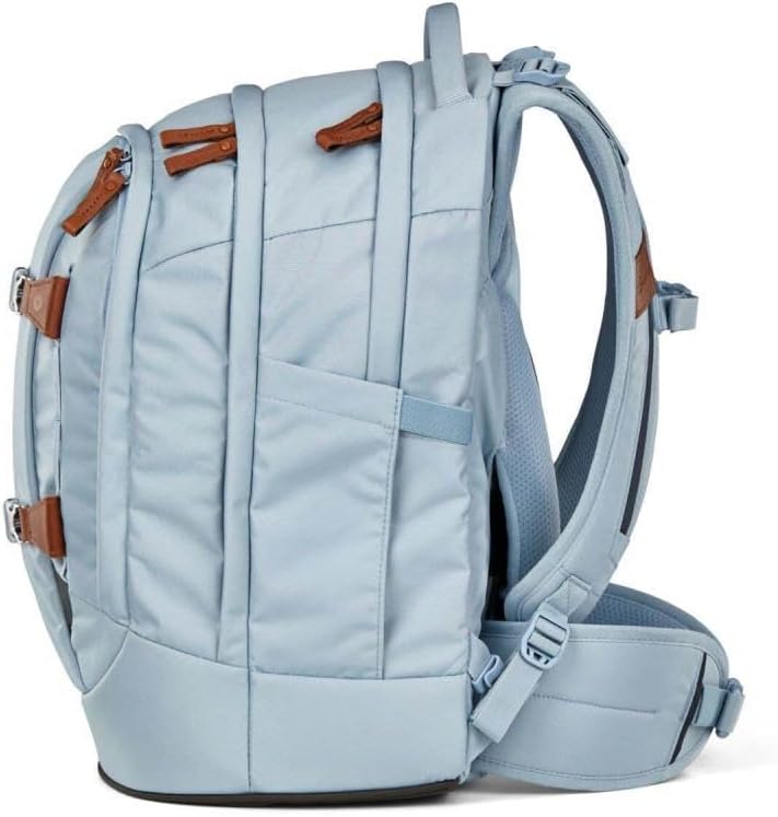 Satch Pack Skandi Edition Schulrucksack 4tlg. inkl. Lunchset (Nordic Ice Blue), Nordic Ice Blue