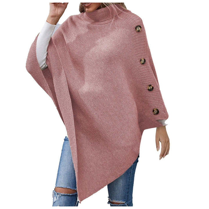 Ansenesna Warmer Poncho Damen Winter Lang Strick Ponchos & Capes Für Damen Asymmetrisch Poncho Feins