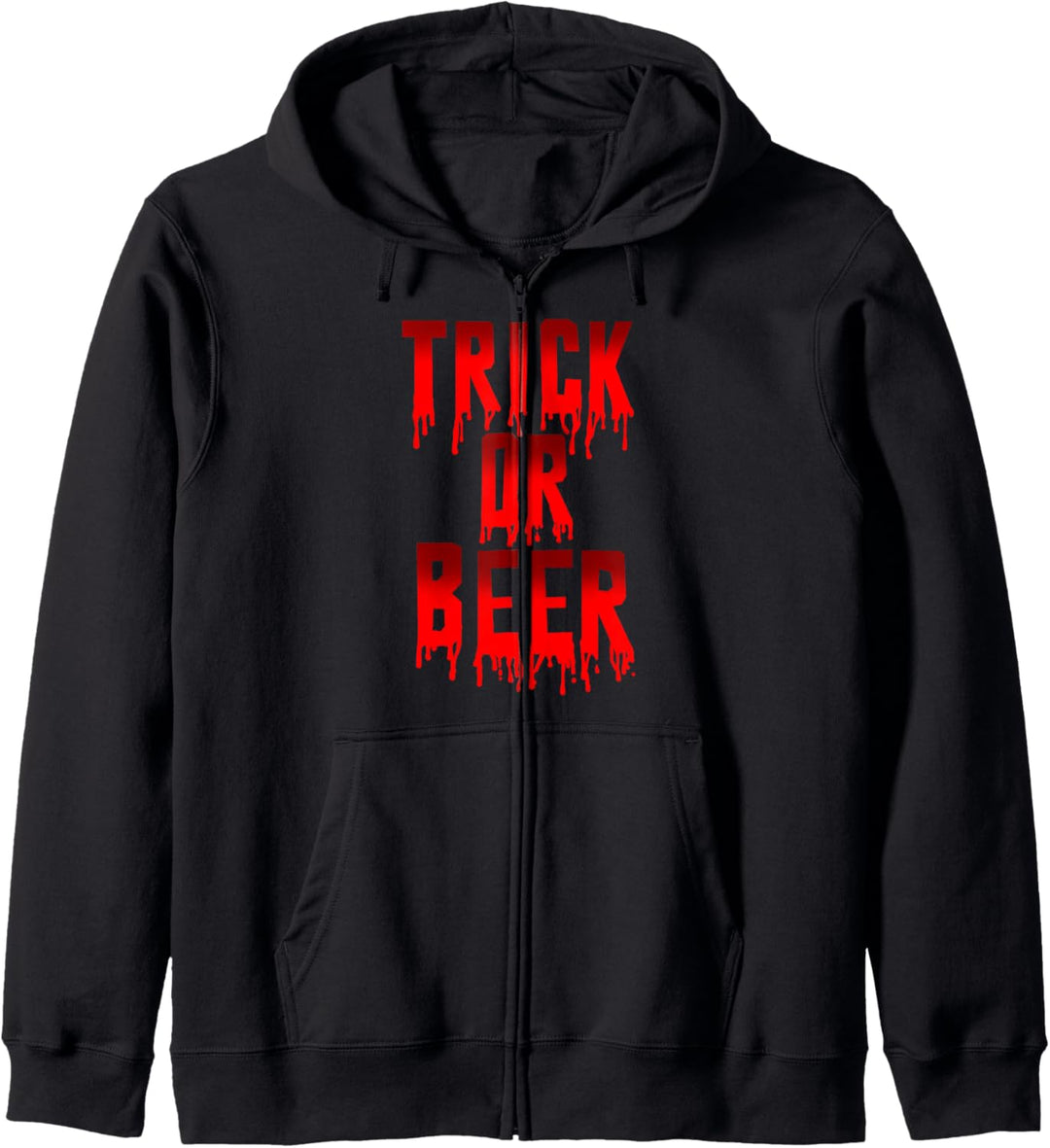 Trendy Trick Or Beer Halloween Kapuzenjacke