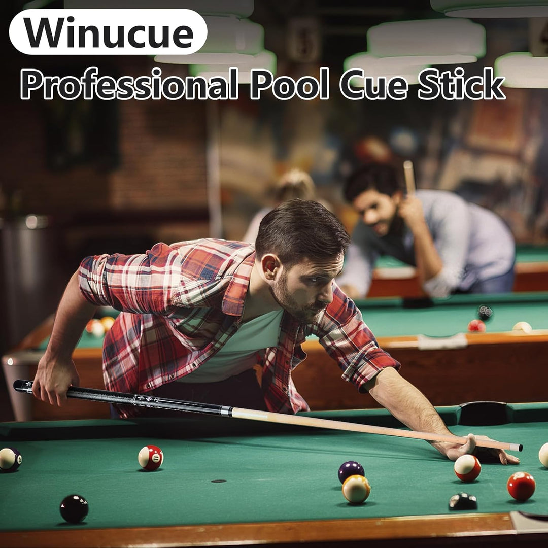 Billard Queue 18 19 20 21 oz, 58" Pool Queue Sticks 13mm Spitzen für Professionelle Billardspieler,