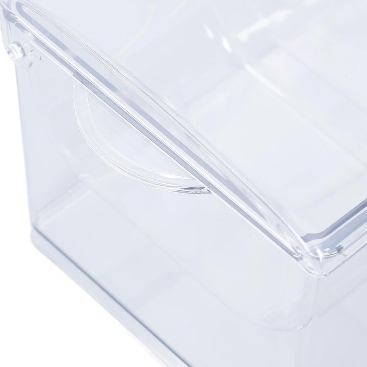 Eisgekühlter Gewürzbehälter, Transparenter Saucenbehälter, Serviertablett aus Kunststoff, Aufbewahru
