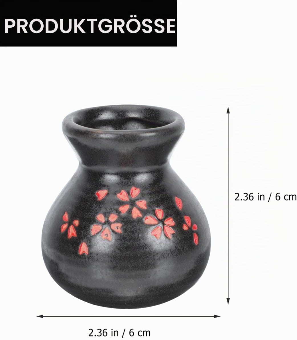 PRETYZOOM Trockeneis-Keramikbecher Für Sashimi-Dekoration 12X6X6Cm Hitzebeständig Kältebeständig Kre
