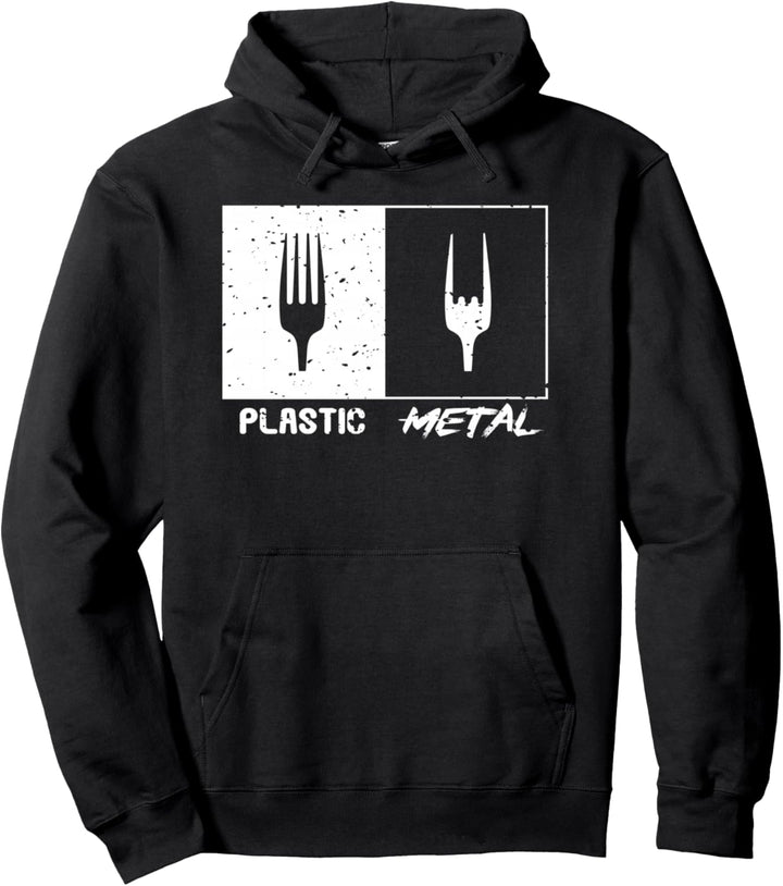 Plastic Metal Gabel Pullover Hoodie