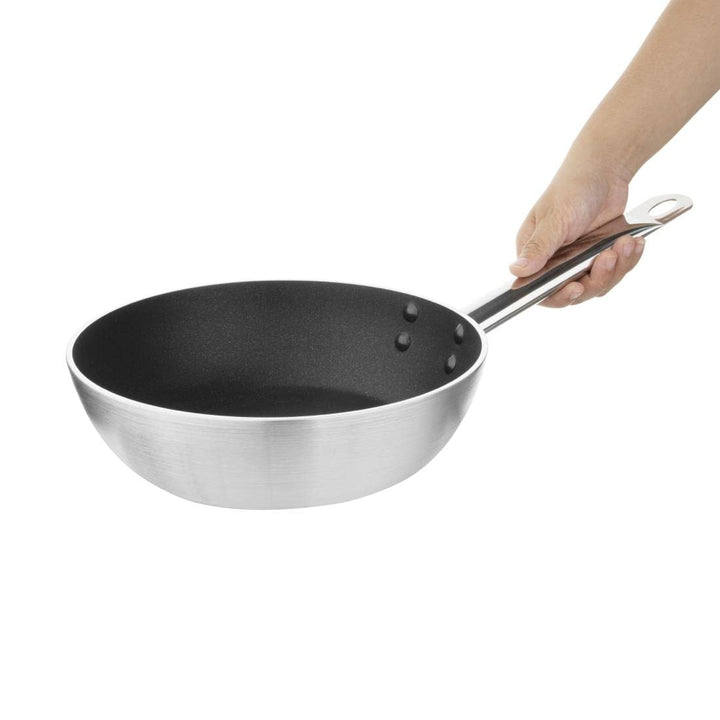 Vogue Antihaft Induktion Sauteuse 24cm, Silber 240mm, 240mm