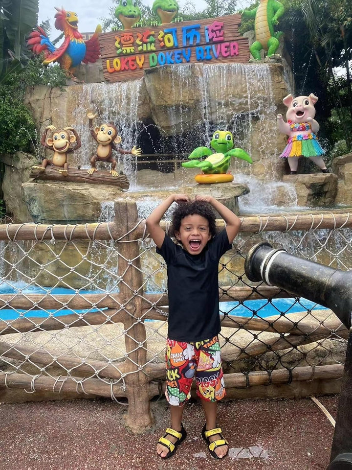 TIZAX 2 Stück Kinder UV Shirt Kurzarm Jungen Badeshirt Schwimmshirt Schnelltrocknend UPF 50+ Sonnens