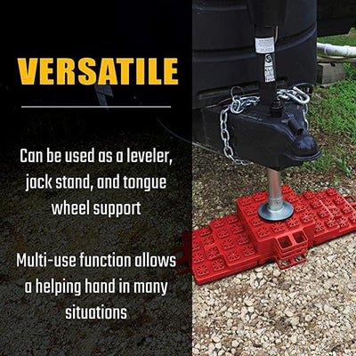 Valterra A10-0916 Stacker, (Pack of 4) , Red 4 Stück, 4 Stück