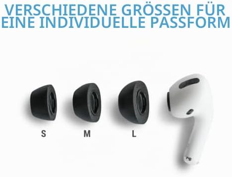 Comply Premium Schaumstoff-Ohrpassstücke, kompatibel mit AirPods Pro, Version 2.0, kleine Grösse, 3