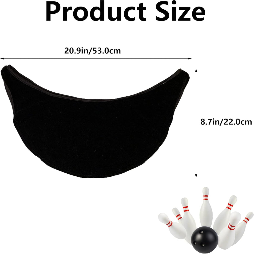 Hayaww 2 Pcs Bowling Ball Poliertuch, Bowling Ball Poliersack Bowling Ball Cleaner Poliersack Bowlin