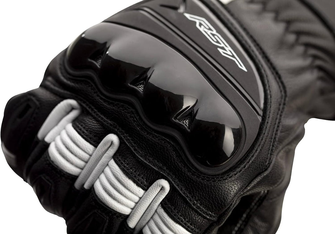 RST Pilot Motorradhandschuhe (Black/White,2XL)