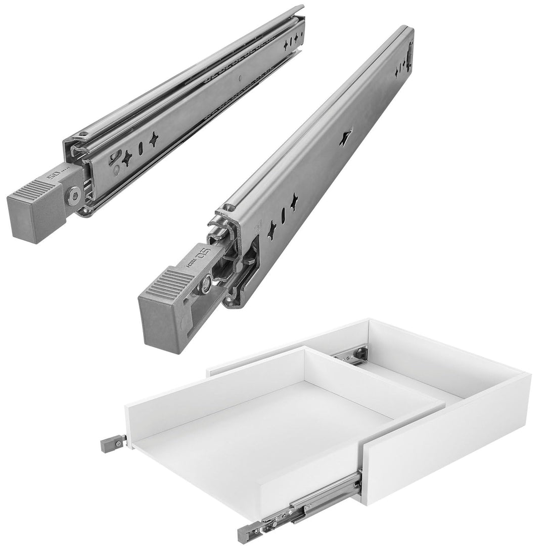 1 Paar SOTECH Schwerlastauszüge VarioSlide KV2-100-H53-L700-EH 700 mm mit Lock-in/out Einrastfunktio