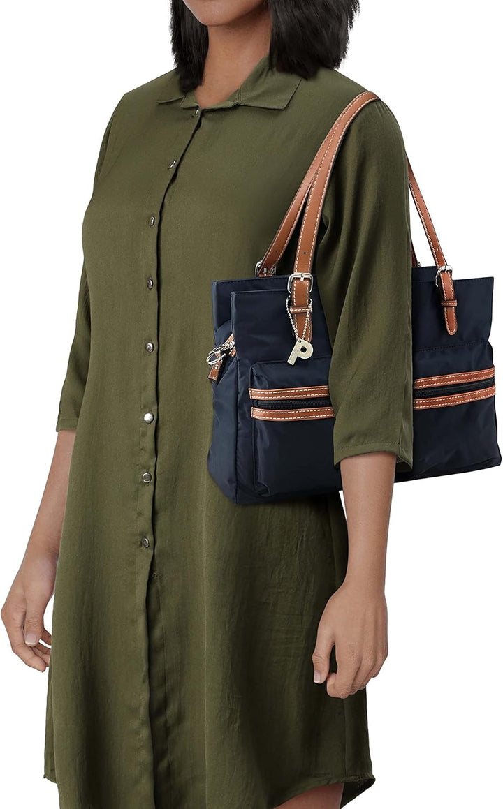 Picard Damen Shopper SONJA aus Nylon Mittel | mit Reissverschluss | Shopper | Alltag, Ausgehen Midni