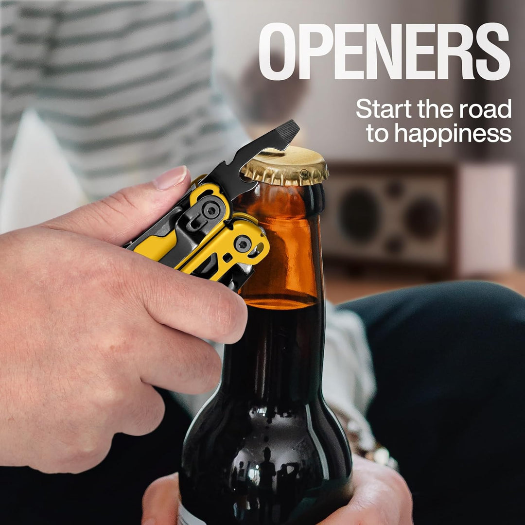 Multitool 23 in 1 with Premium Gift Box, Screwdrivers Saw Screwdrivers Bottle Opener Pliers Camping