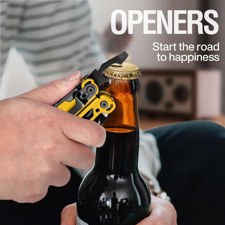 Multitool 23 in 1 with Premium Gift Box, Screwdrivers Saw Screwdrivers Bottle Opener Pliers Camping