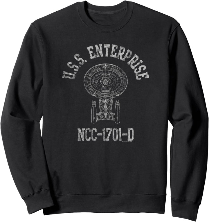 Star Trek Enterprise D Athletic Sweatshirt