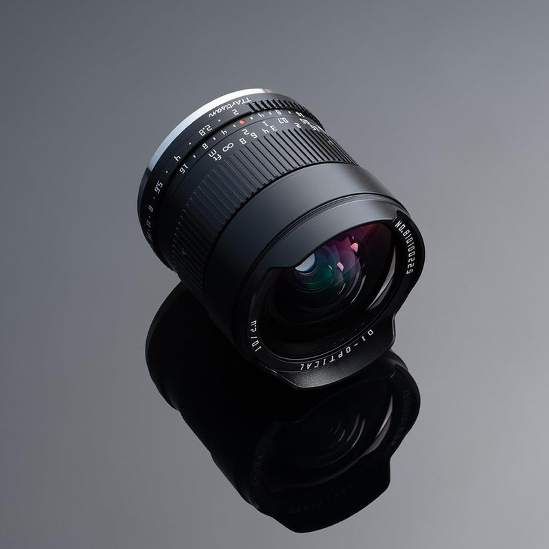 TTArtisan Superweitwinkel 10mm f2.0 für MFT Mount Kameras schwarz/Black Schwarz APS-C 10 mm, Schwarz