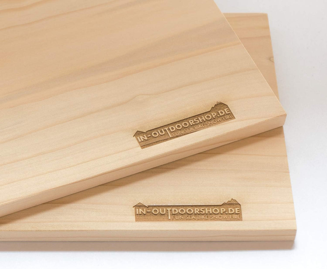 Premium Grillbrett Räucherbrett aus Zedernholz das Grill Zubehör zum Räuchern (6er Set), 6er Set