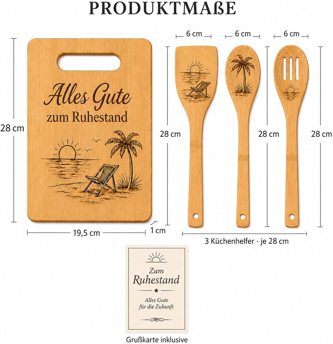 Rentner Geschenk Mann – Renteneintritt Geschenk Männer, Ruhestand-Set