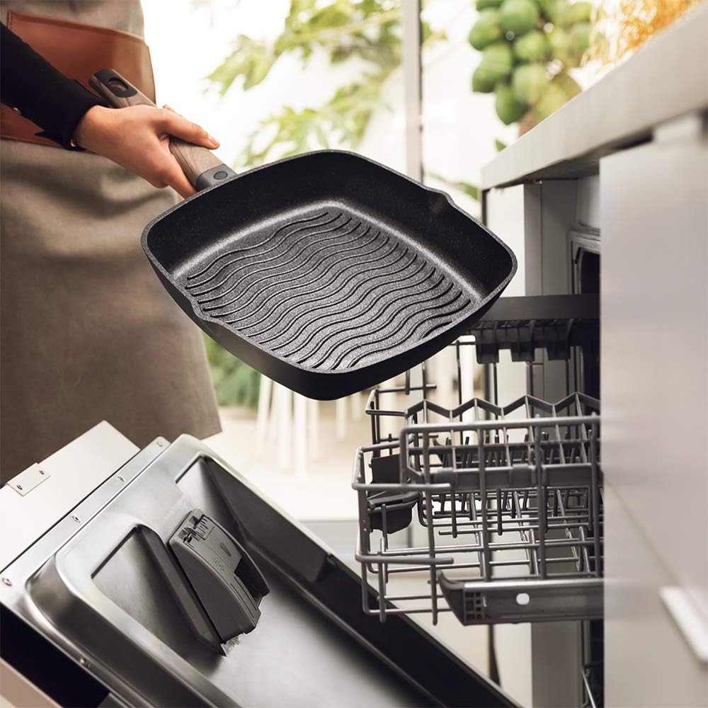 Cecotec Grill Polka Excellence 28 Grill Force, Durchmesser 28 cm, Aluminiumguss, Antihaftbeschichtun