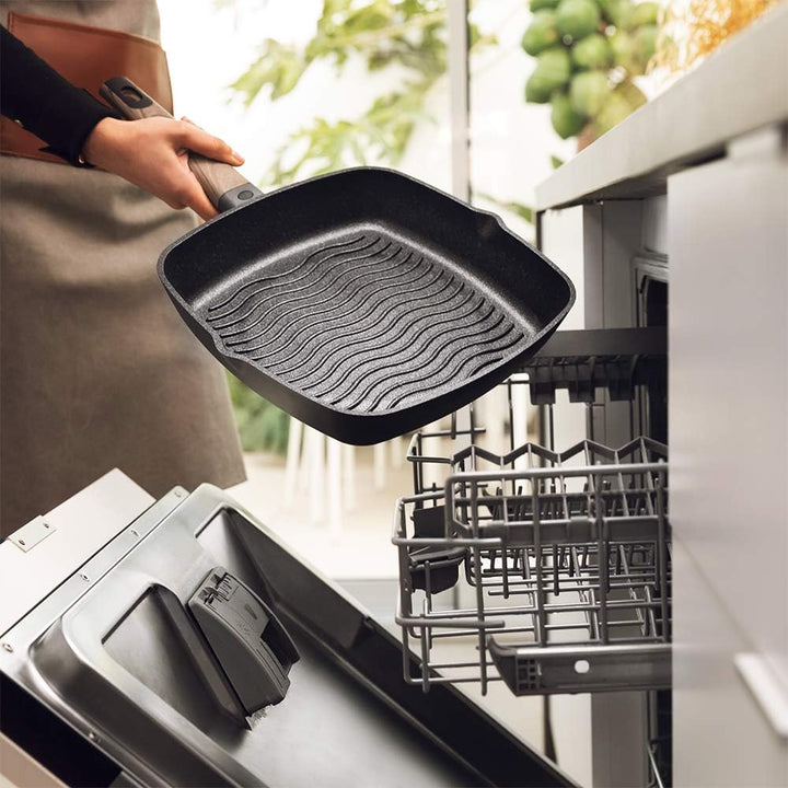 Cecotec Grill Polka Excellence 28 Grill Force, Durchmesser 28 cm, Aluminiumguss, Antihaftbeschichtun