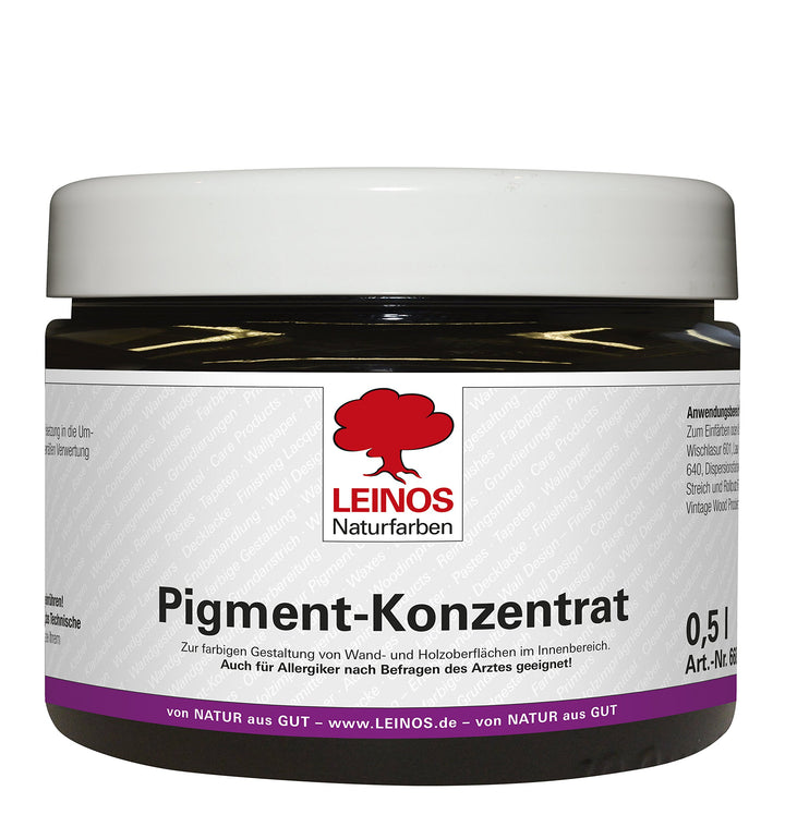 Leinos 668 Pigment-Konzentrat 320 Ebenholz-Schwarz 500ml 500ml 320 Ebenholz-Schwarz, 500ml 320 Ebenh