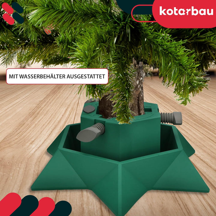 KOTARBAU® Weihnachtsbaumständer mit Wassertank - Christbaumständer - für Baumhöhe bis 2 m - Tannenba