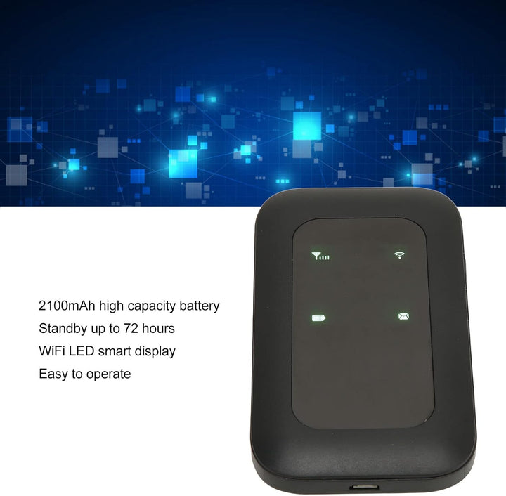 H806 4G/LTE-WLAN-Hotspot für Reisen, tragbarer Mobil-Router mit entsperrtem SIM-Slot, unterstützt B1