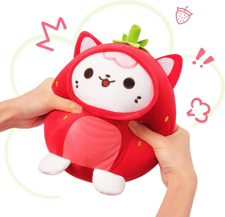 shownicer Plüschtier Katze Kuscheltier Stofftier Kawaii Katze Plüsch Kissen Spielzeug Kätzchen Plüsc
