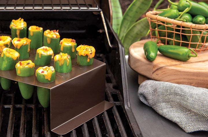 Nordic Ware 365 Grillständer für Hühnerbeine/Jalapenos, für Ofen und Grill klebt nicht fest, klebt n