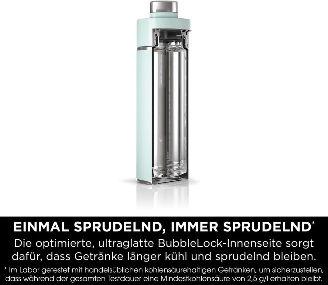 Ninja Thirsti Wasserflasche/Thermobecher to go, 530ml, auslaufsicherer Deckel, für kohlensäurehaltig