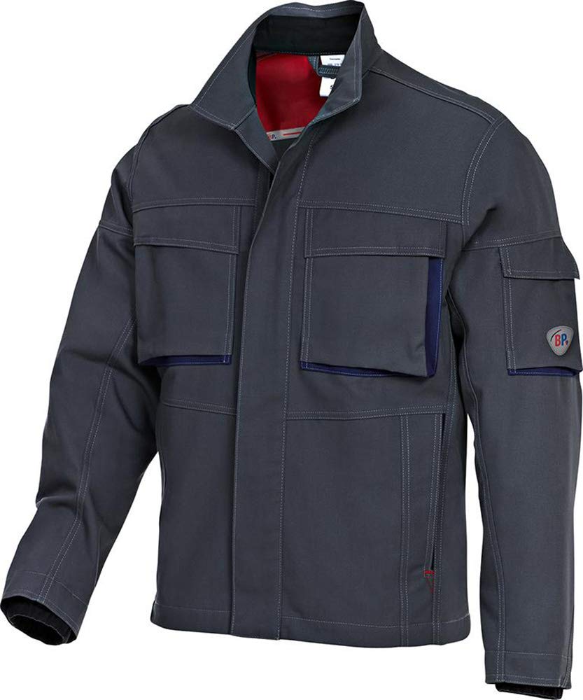BP 1795-720-5332-52/54n Arbeitsjacke, Stehkragen, verdeckter Frontreissverschluss, 305,00 g/m² Verst
