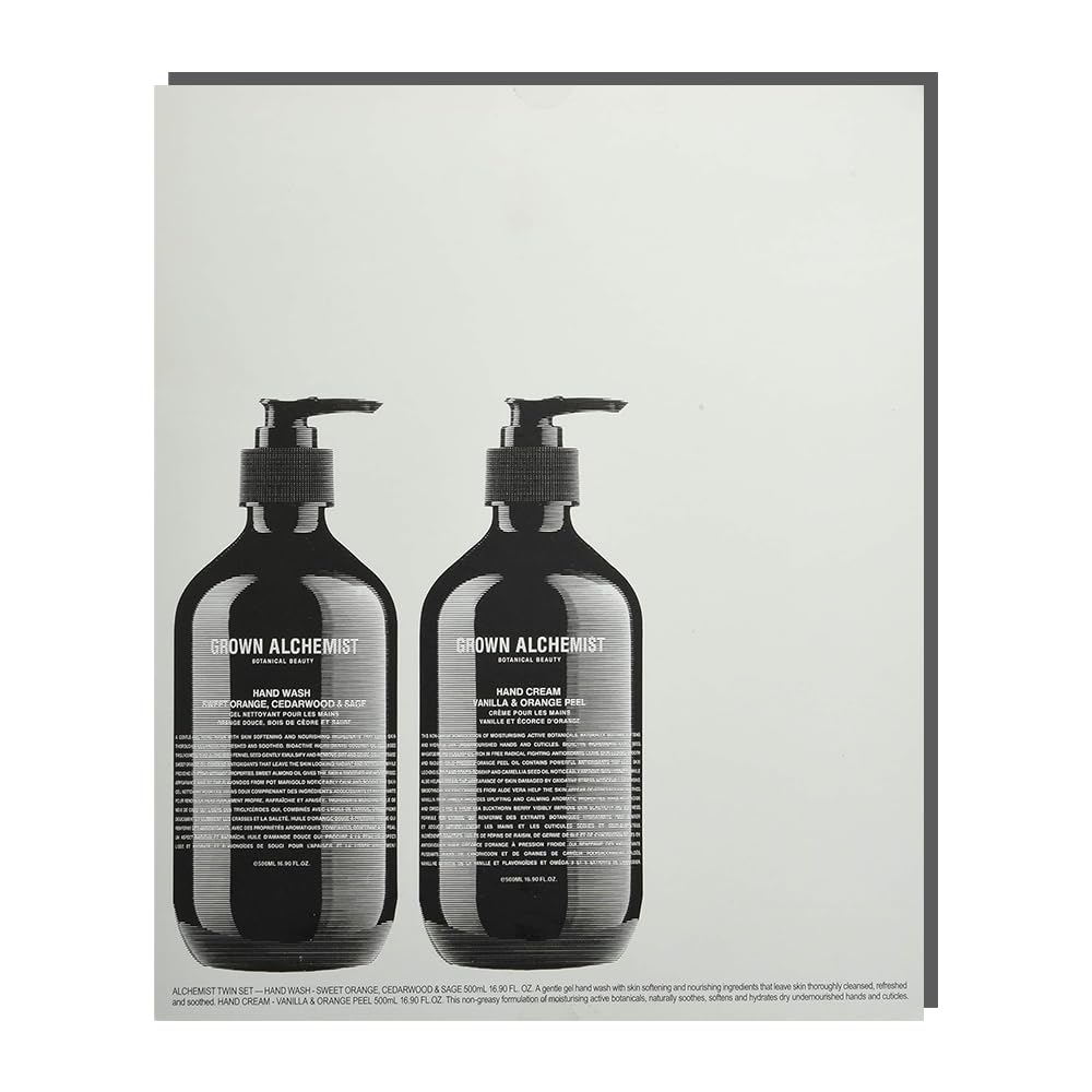 Grown Alchemist Reinigen & Schützen Handpflegeset Twinset: Reich an aktiven Botanicals, die die Händ