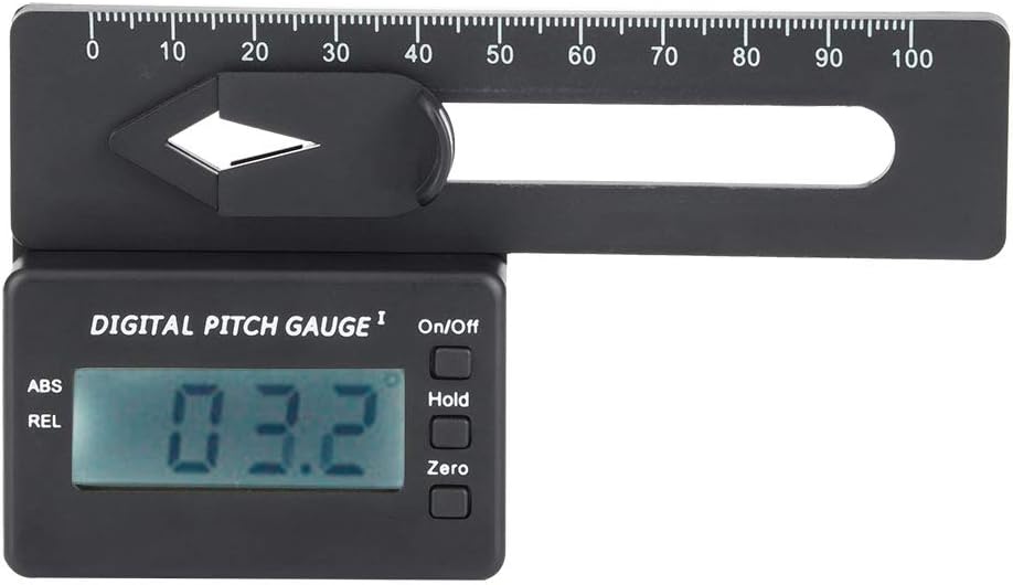Yctze RC-Helikopter-Modell, LCD-Digital-Pitch-Messgerät, Elektronisches Zubehör für Genaue Pitch-Mes