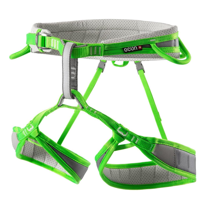 Ocun Neon Klettergurt Klettersteiggurt Grün S, Grün S