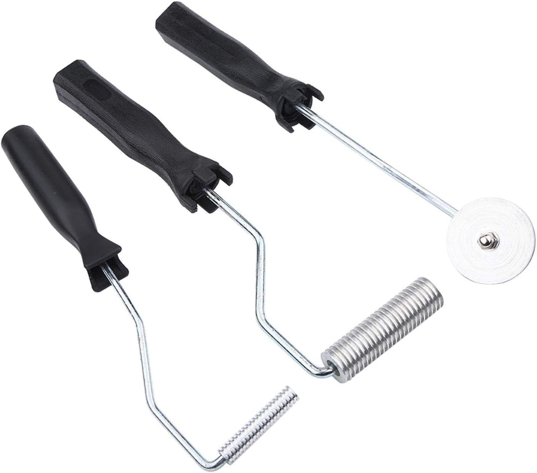 GOTOTOP 3PCS Fiberglas-Rollensatz, Aluminiumlegierung Fiberglas-Blasenpaddel-Werkzeug Laminierrollen
