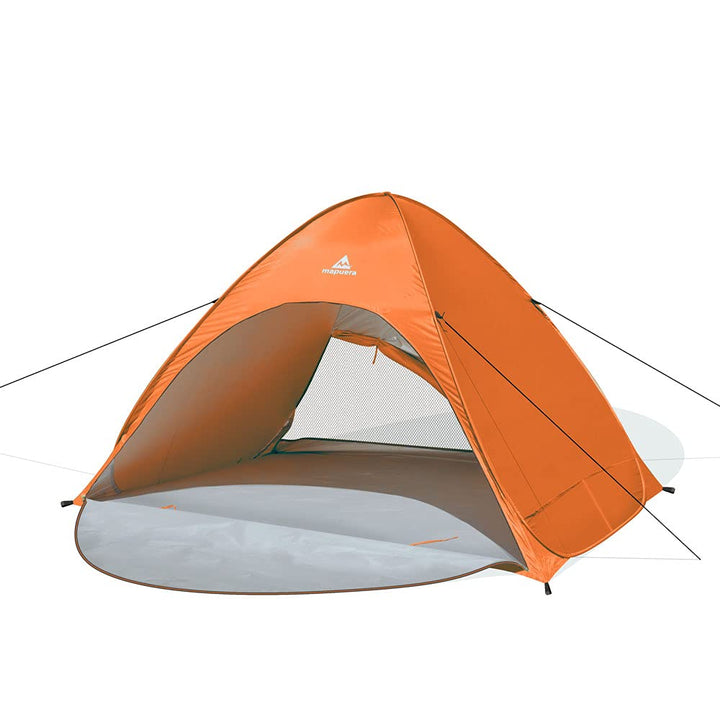 Cabana Rapida - grosse XXL Pop up Strandmuschel zum Verschliessen - UV 50+ Sonnenschutz, für 2-4 Per