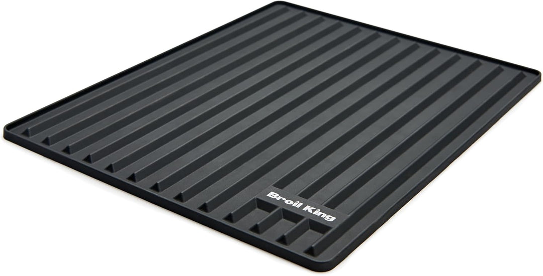 Broil King 60009 Grill-/Grillzubehör, Silikon Besteckablage, edelstahl, 35,5 x 28 cm 35,5 x 28 x 1 c