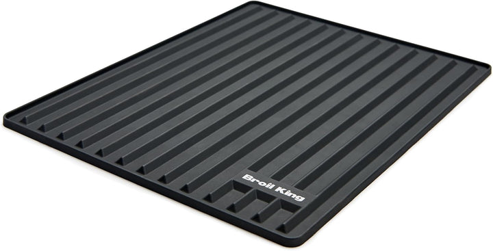 Broil King 60009 Grill-/Grillzubehör, Silikon Besteckablage, edelstahl, 35,5 x 28 cm 35,5 x 28 x 1 c