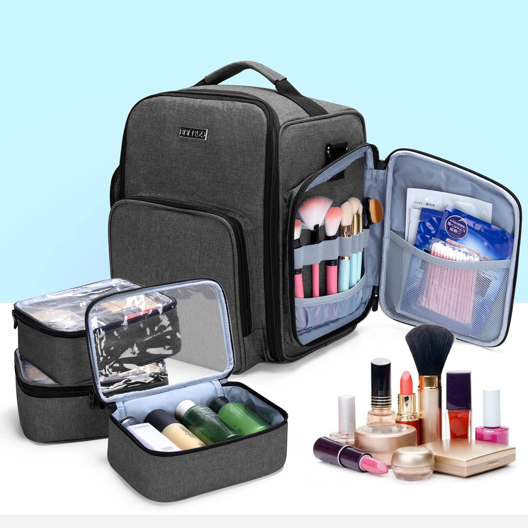 BAFASO Nagellack Aufbewahrung Tasche, Nagellack Organizer für 72 Flaschen(bis zu 15 ML), Gross Nagel