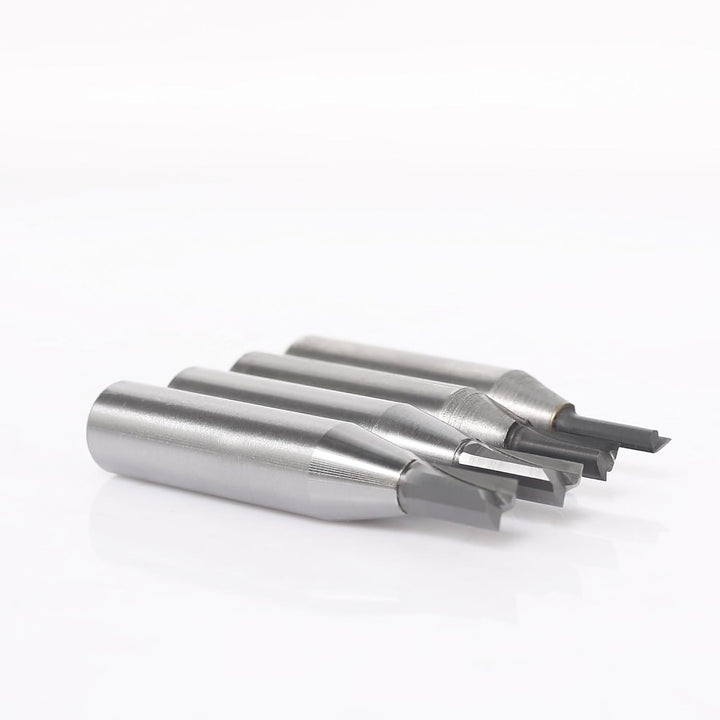 AKYLIN Nutfräser 12mm schaft 4 Stück，Nutfräser Set 4/5/6/6.35mm，Fräser für Oberfräse，Nut-Meissel-Bit