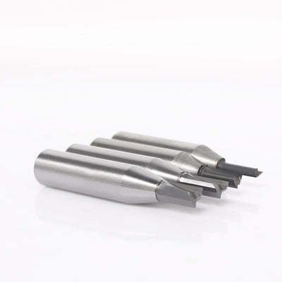 AKYLIN Nutfräser 12mm schaft 4 Stück，Nutfräser Set 4/5/6/6.35mm，Fräser für Oberfräse，Nut-Meissel-Bit