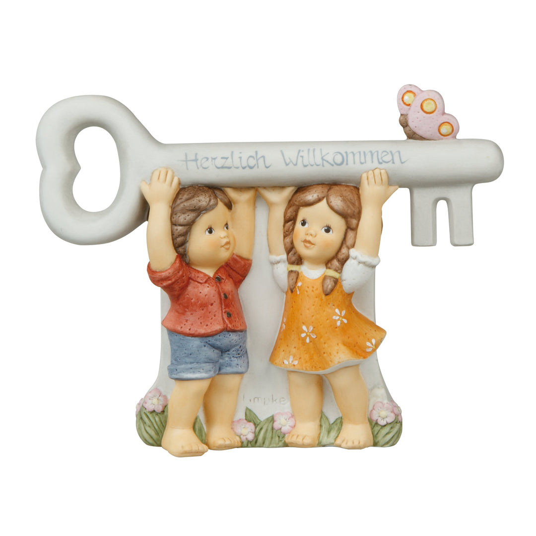 Goebel Türschild Figur, Porzellan, bunt, 17 x 3 x 13 cm 17.0 x 3.0 x 13.0 cm Bunt, 17.0 x 3.0 x 13.0