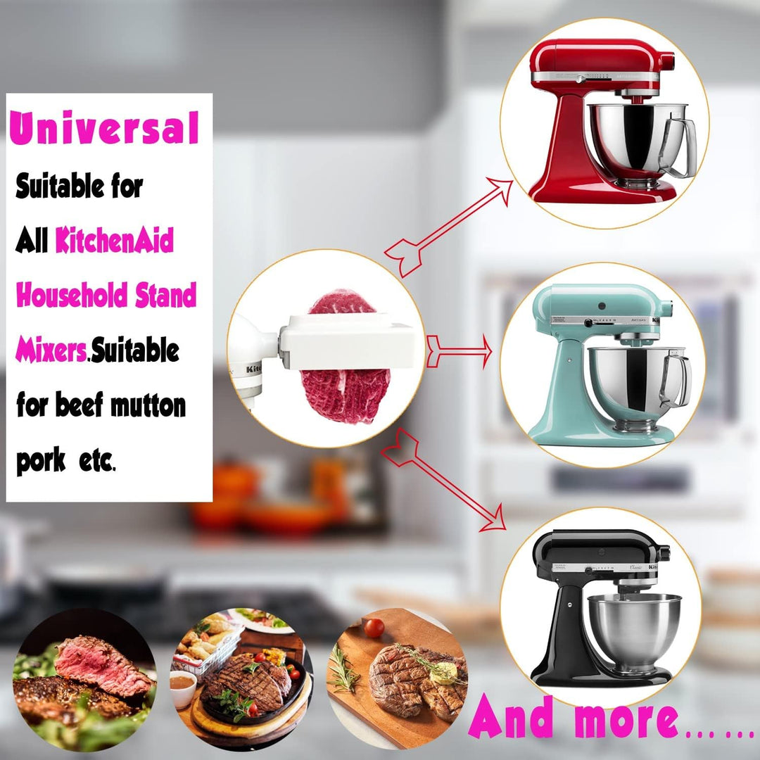 [Upgrade] Fleischklopfer für alle KitchenAid Haushalts-Standmixer - Mixerzubehör Aufsatz [Keine Marm