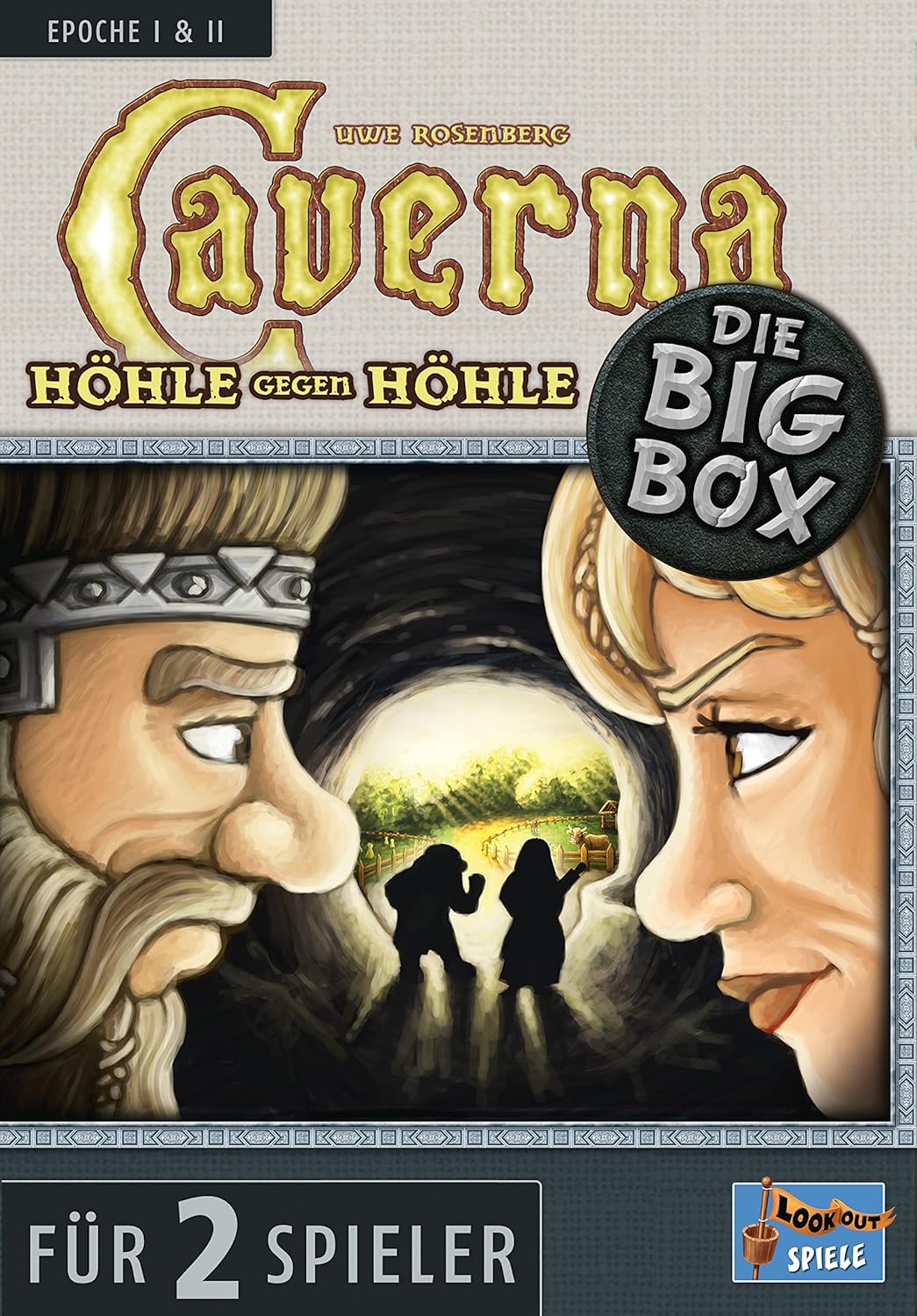 Lookout | Caverna – Höhle gegen Höhle Big Box | Grundspiel + Erweiterung | Expertenspiel | Brettspie