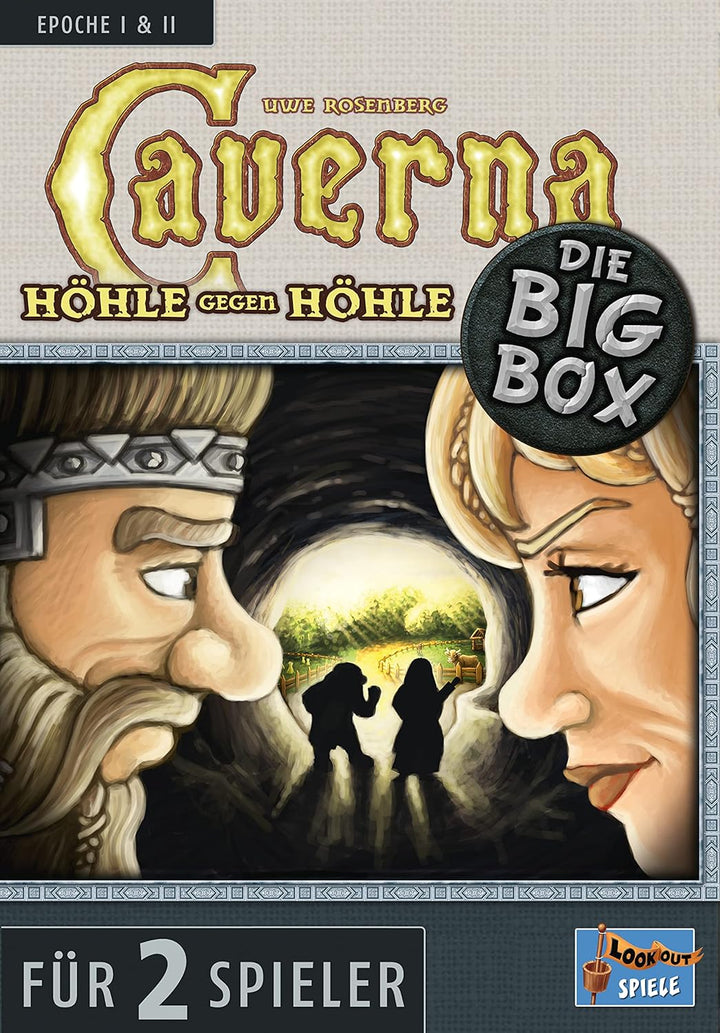 Lookout | Caverna – Höhle gegen Höhle Big Box | Grundspiel + Erweiterung | Expertenspiel | Brettspie