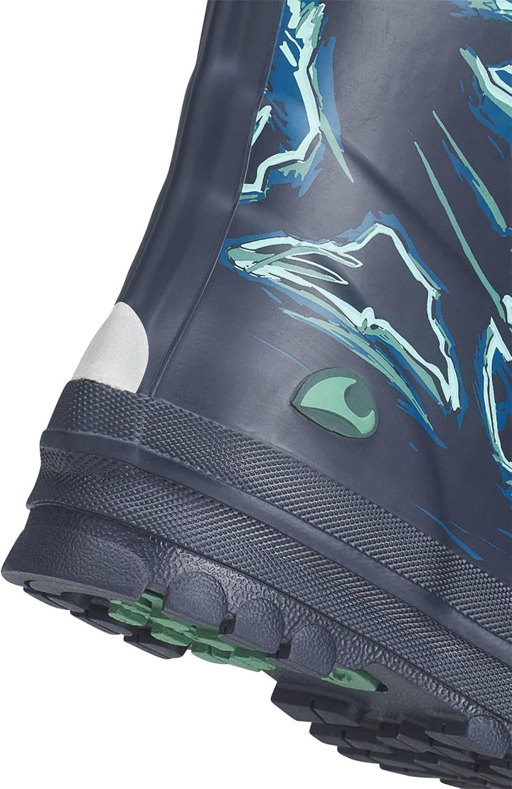 Viking Jolly Print Gummistiefel Unisex Kinder 21 EU Navy Bluegreen, 21 EU Navy Bluegreen
