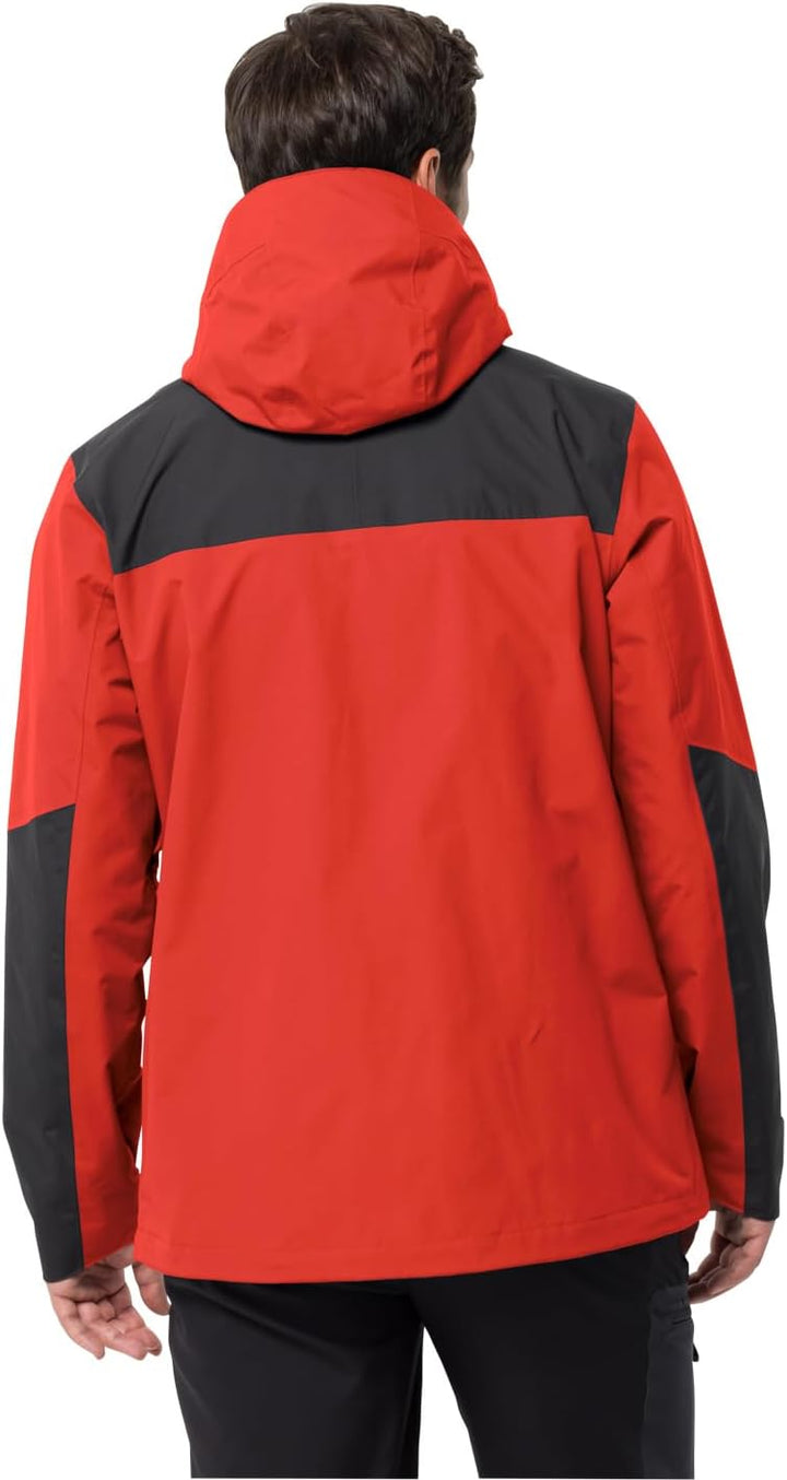 Jack Wolfskin Herren Jasper Flex Men Wetterschutzjacke S strong red, S strong red